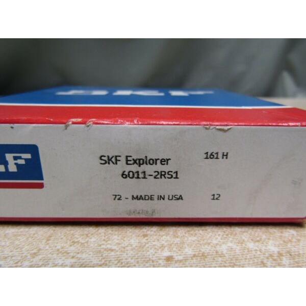 SKF 6011- 2RS 55x90x18 (mm) Rubber Sealed Bearing  #1 image